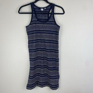 Gap Women's Striped Tank Dress Size XS Navy Blue White Cotton Modal Blend